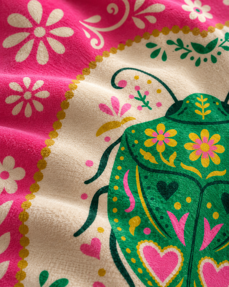 Folk Beetle Cotton Velvet Pillow Cover, Why corduroy has ribs