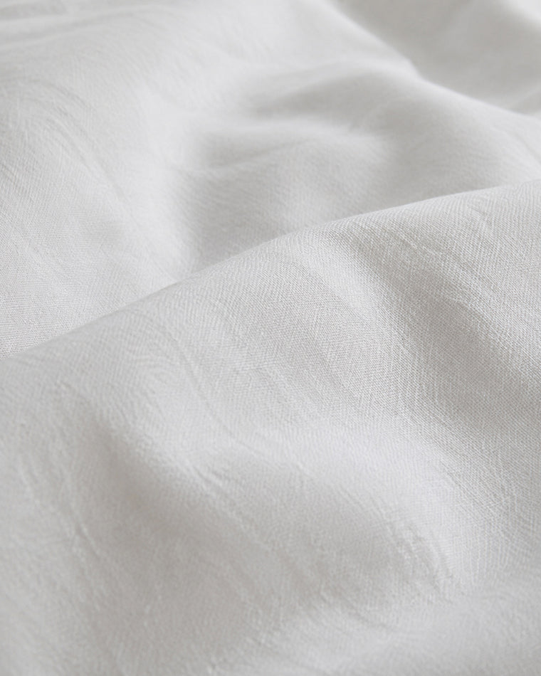 Washed Cotton Duvet Cover, Pre-shrunk, so it stays your size