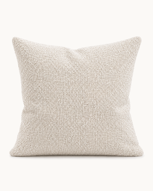 Bouclé Throw Pillow Cover, the product on a plain background