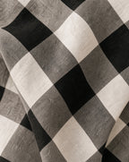 Buffalo Check Duvet Set — close-up on a fold