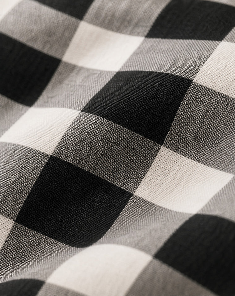 Buffalo Check Duvet Cover Set, The plainest weave there is