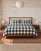 Buffalo Check Duvet Set, styled bedroom