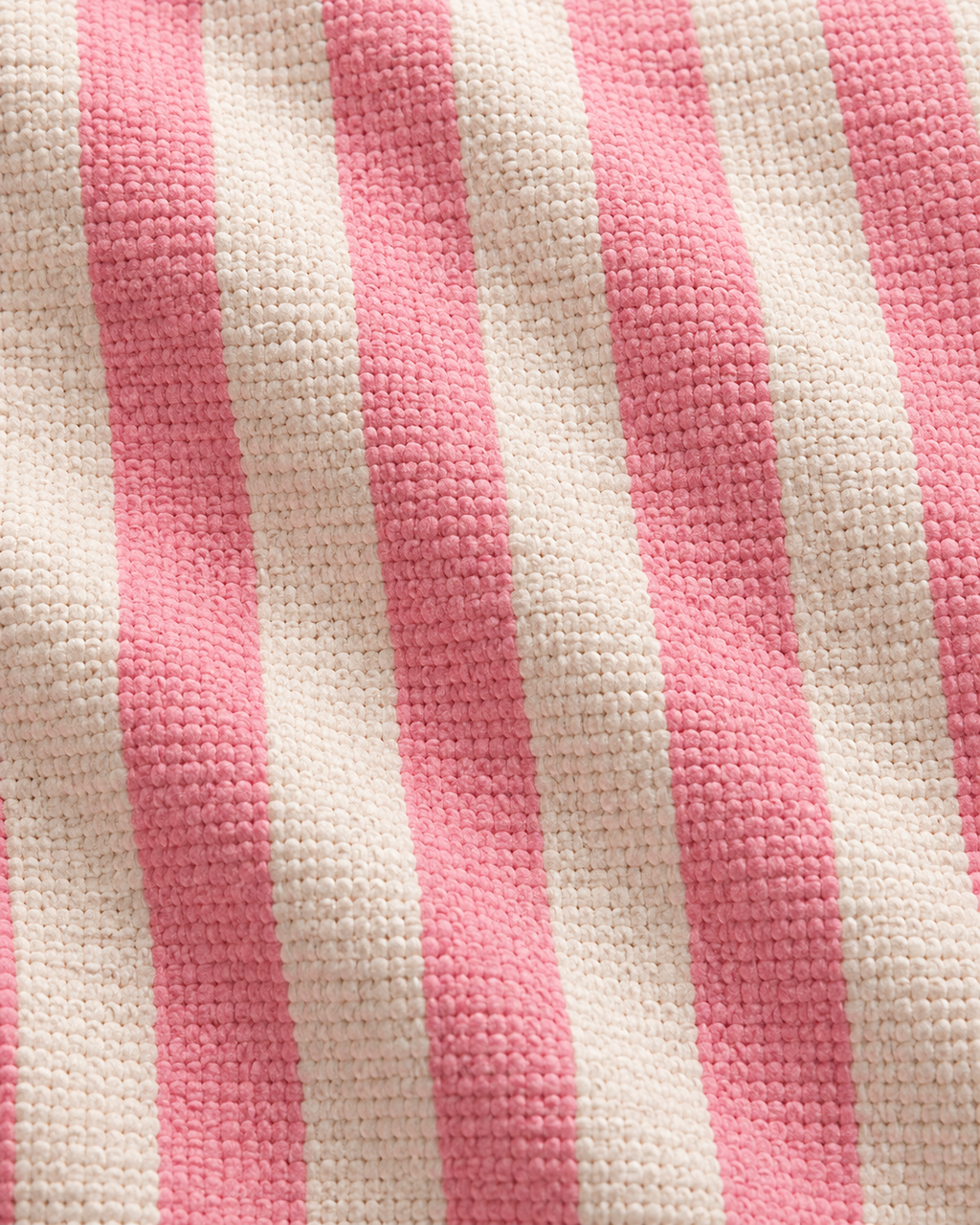Ciao Bella Stripe Cotton-Linen Pillow Cover, fabric close-up