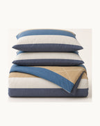 Colour Block Duvet Set — folded set on a plain background
