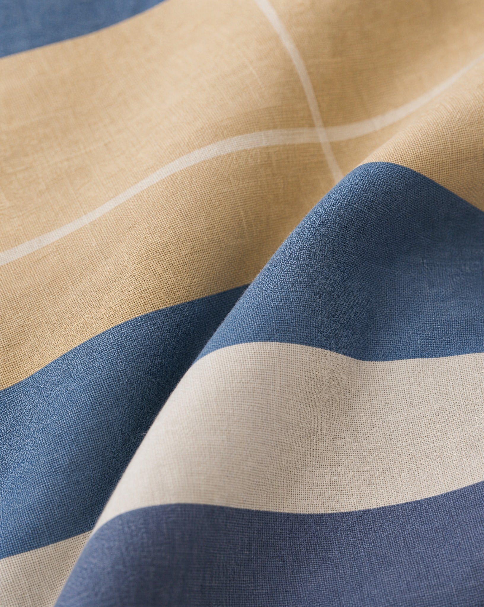 Colour Block Duvet Set — close-up on a fold