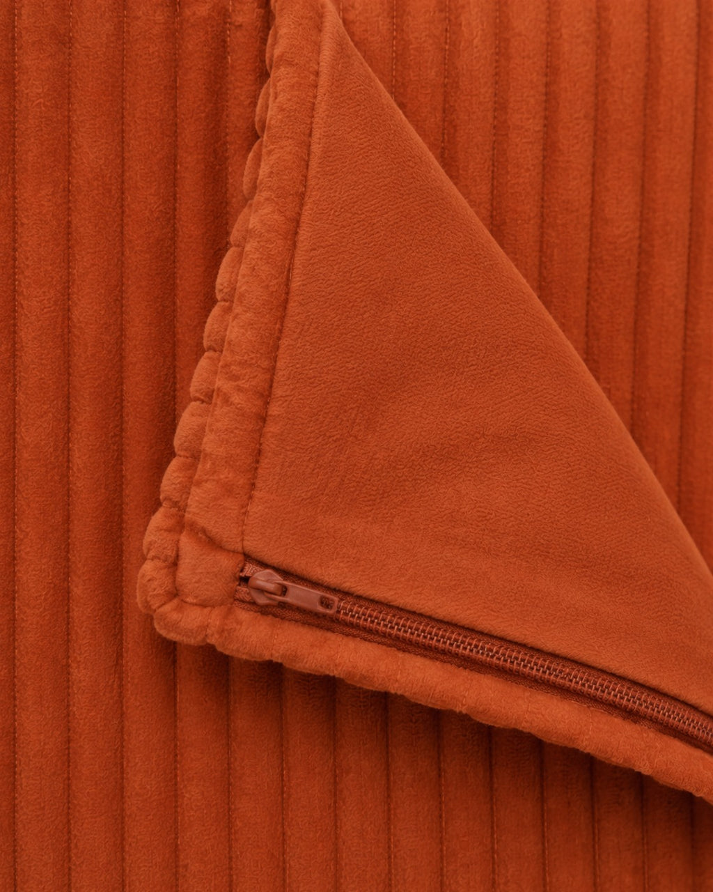 Corduroy Velvet Pillow Cover — close-up on a fold