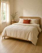 Corduroy Velvet Pillow Cover — styled bedroom