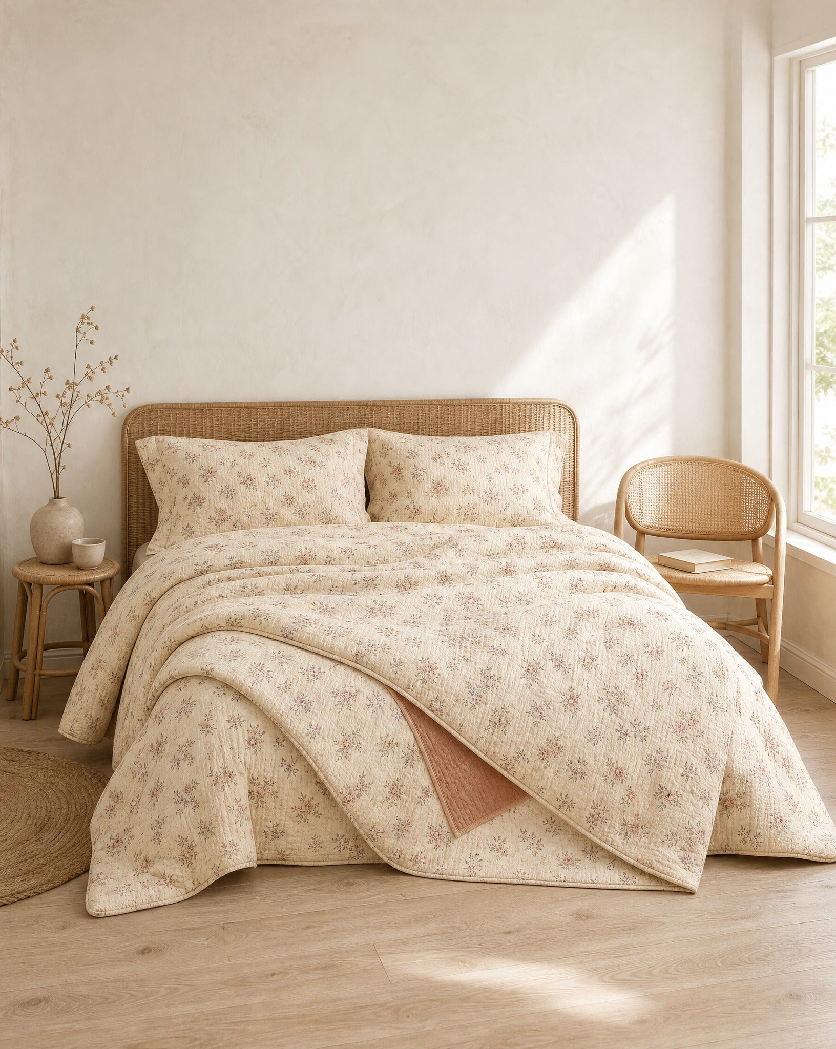 Ditsy Floral Duvet Set — styled bedroom