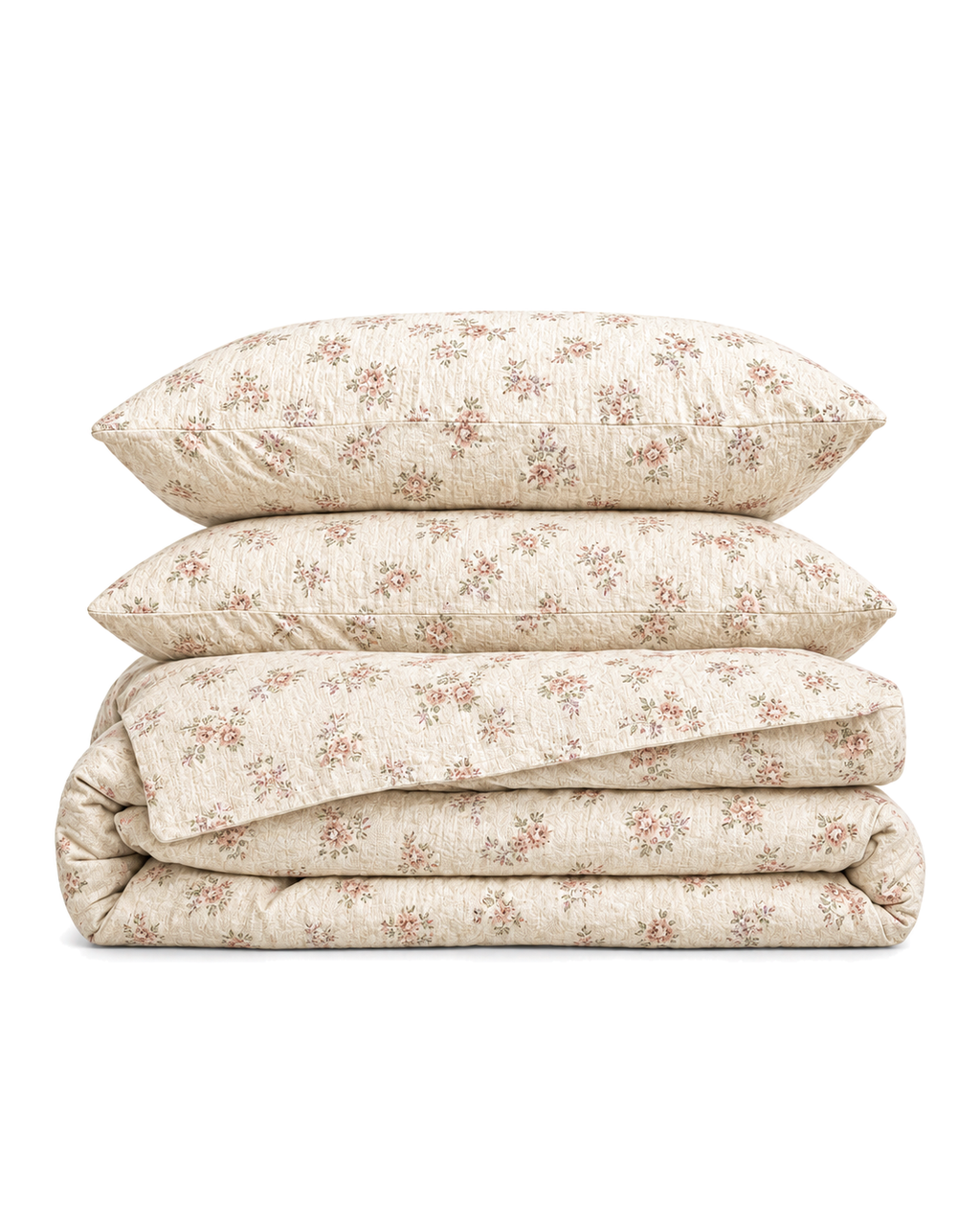 Ditsy Floral Duvet Set, folded set on a plain background