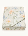 Floral Print Duvet Cover — folded set on a plain background