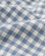 Gingham Check Duvet Set — macro of the woven texture