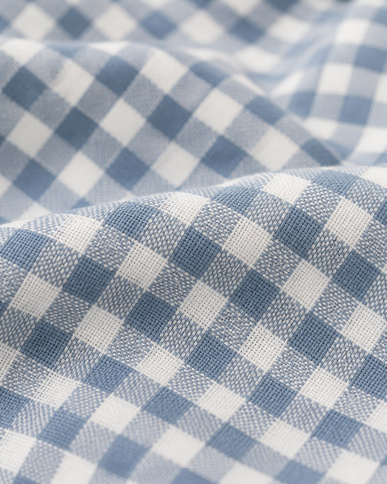 Gingham Check Duvet Cover Set, The plainest weave there is