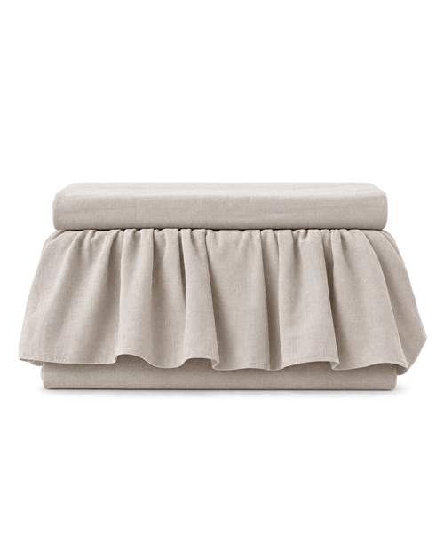 Belgian Linen Bed Skirt, the product on a plain background