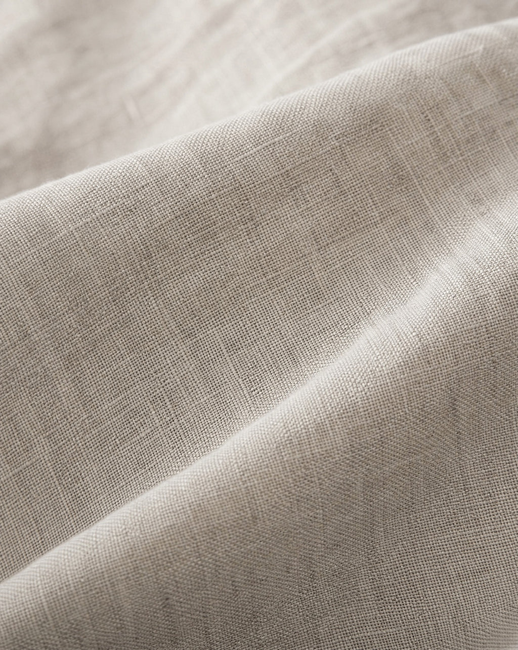 Belgian Linen Bed Skirt, macro of the weave