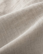 Belgian Linen Bed Skirt, macro of the weave