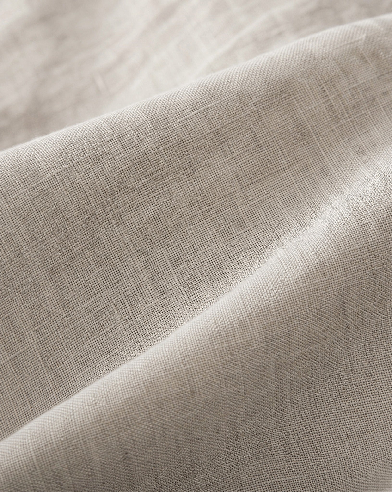 Belgian Linen Bed Skirt, macro of the weave