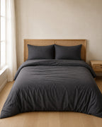 Cotton Jersey Duvet Cover Set, styled bedroom