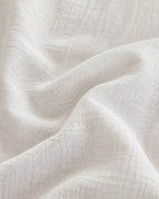 Cotton Muslin Duvet Cover, close-up on a fold