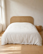 Cotton Muslin Duvet Cover, styled bedroom