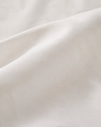 Cotton Percale Duvet Cover Set, close-up on a fold