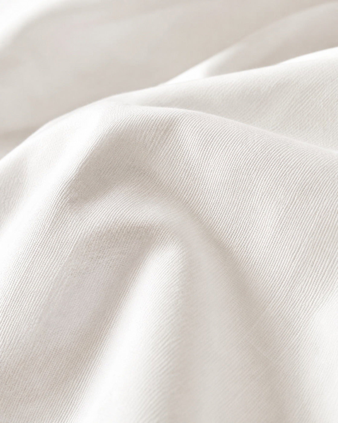 Cotton Percale Duvet Cover Set, macro of the weave