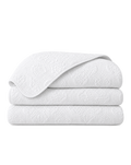 Cotton Quilt Set, the set folded on a plain background