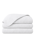 Cotton Quilt Set, the set folded on a plain background