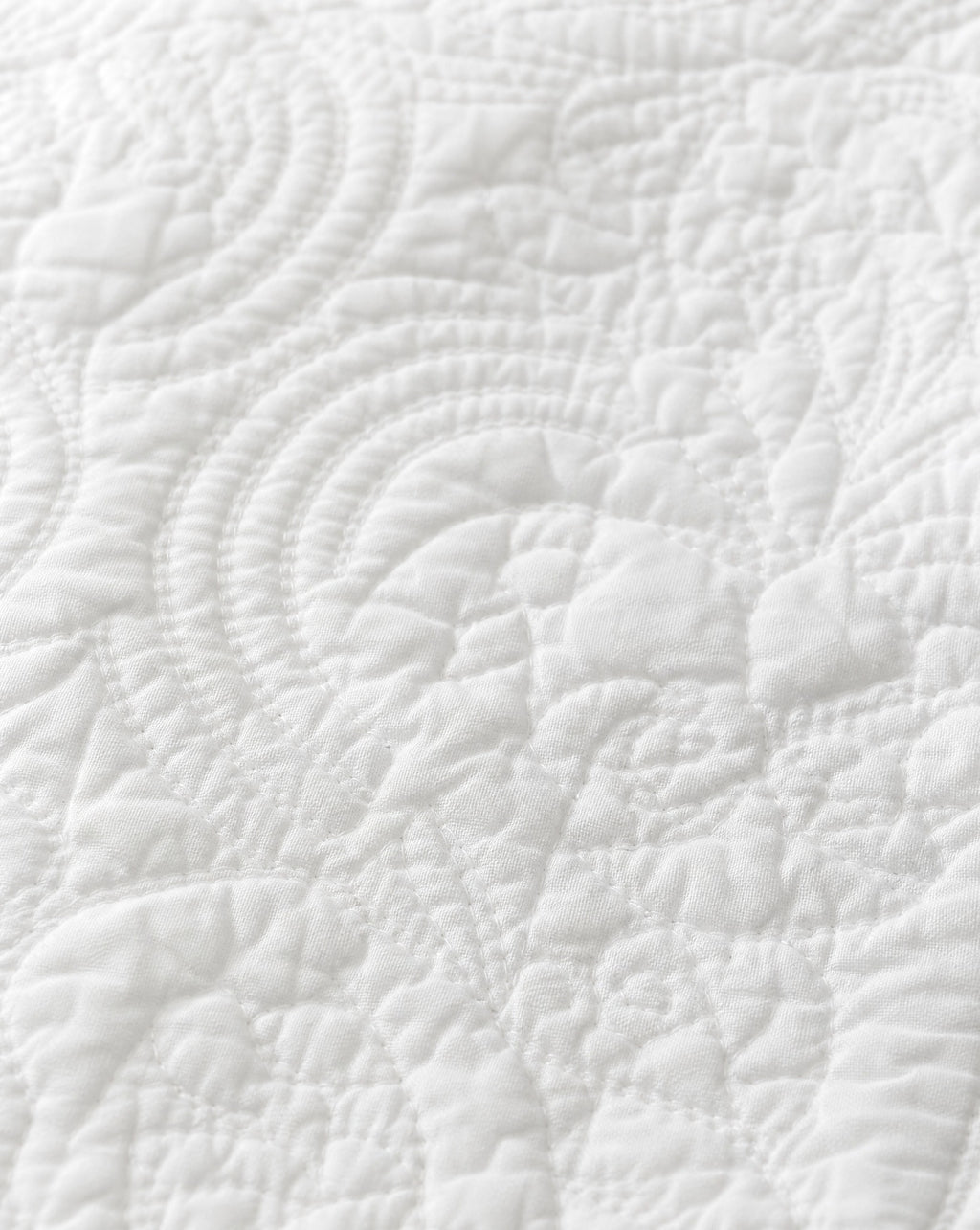 Cotton Quilt Set, macro of the weave