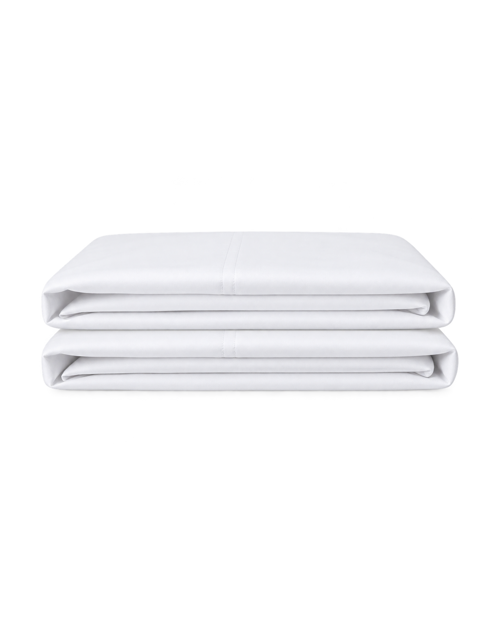 Cotton Sateen Pillowcases, the set folded on a plain background