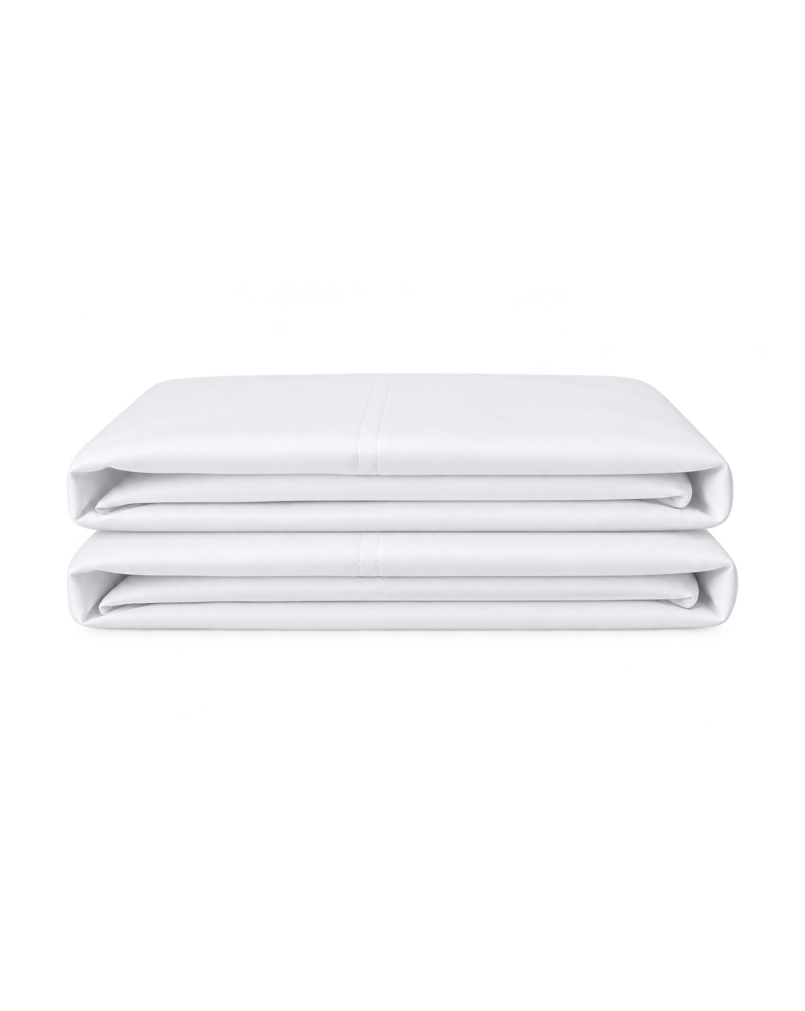 Cotton Sateen Pillowcases, the set folded on a plain background