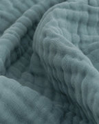Four-Layer Cotton Gauze Throw, close-up on a fold