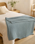 Four-Layer Cotton Gauze Throw, in the room