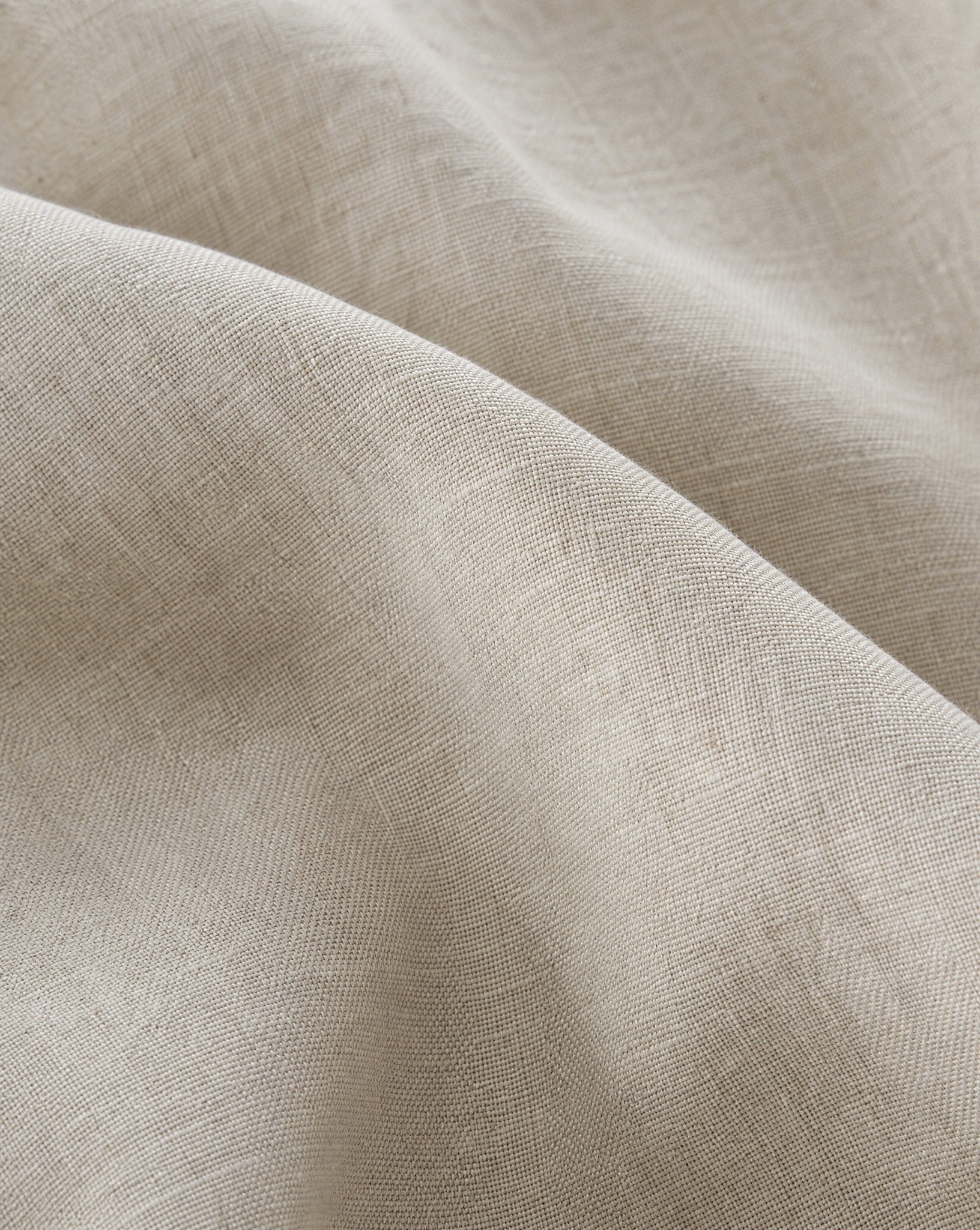 French Linen Duvet Cover Set, close-up on a fold