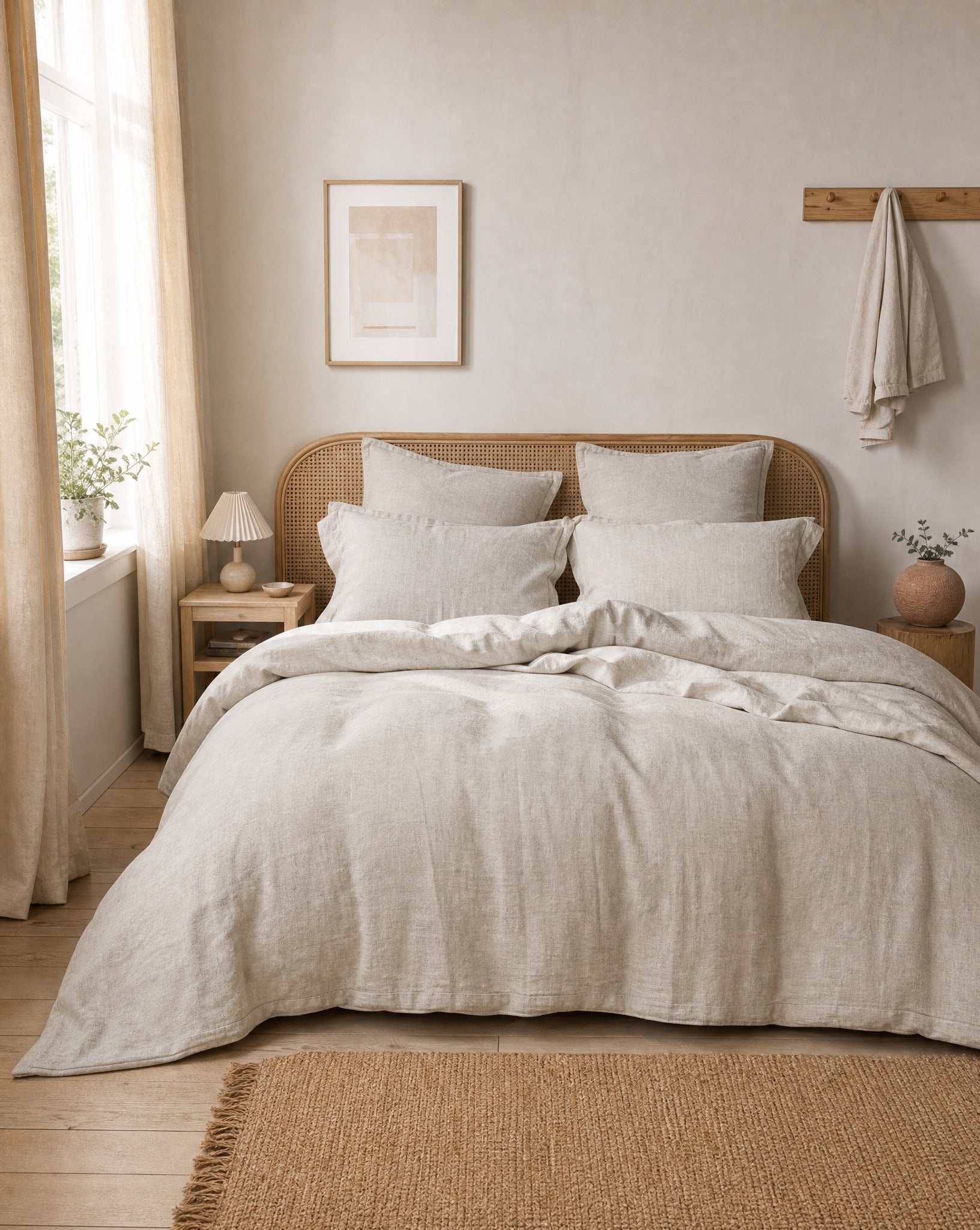 French Linen Duvet Cover Set, in the room