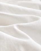Cotton Percale Duvet Cover, macro of the percale weave