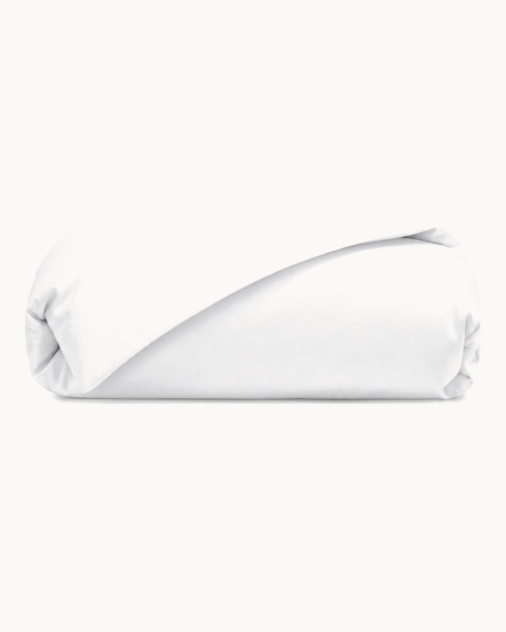 Egyptian Cotton Sateen Duvet Cover, folded on a plain background