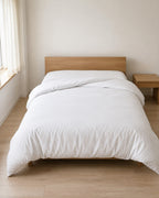 Egyptian Cotton Sateen Duvet Cover, styled bedroom