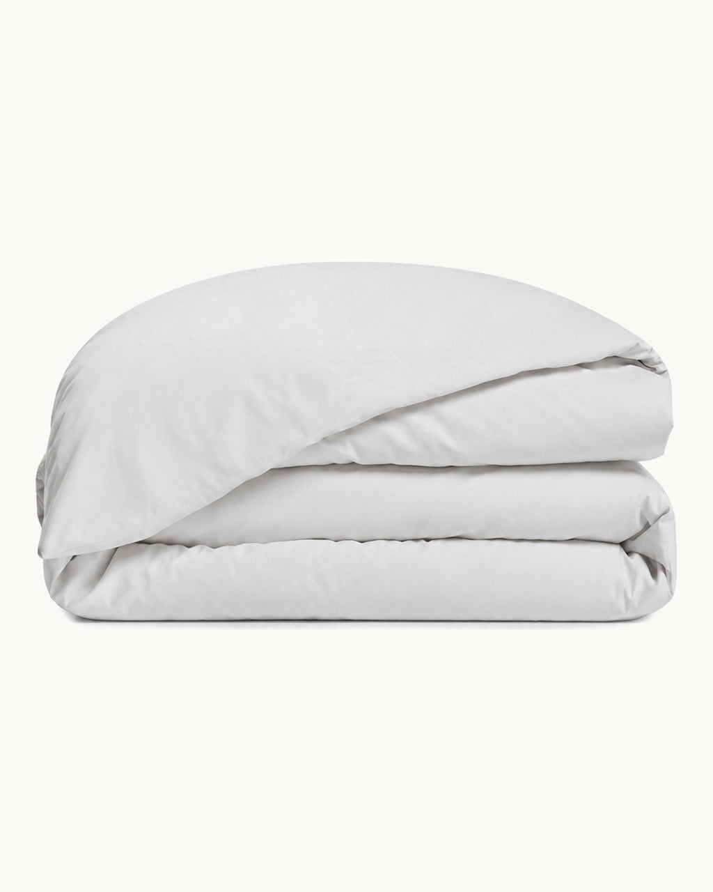 Washed Cotton Duvet Cover, folded on a plain background