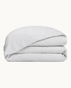 Washed Cotton Duvet Cover, folded on a plain background