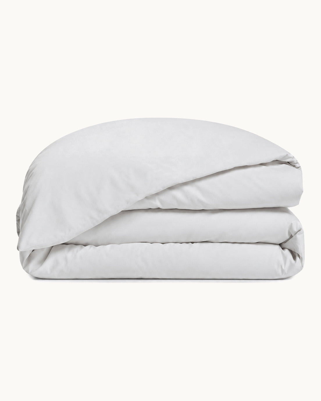 Washed Cotton Duvet Cover, folded on a plain background