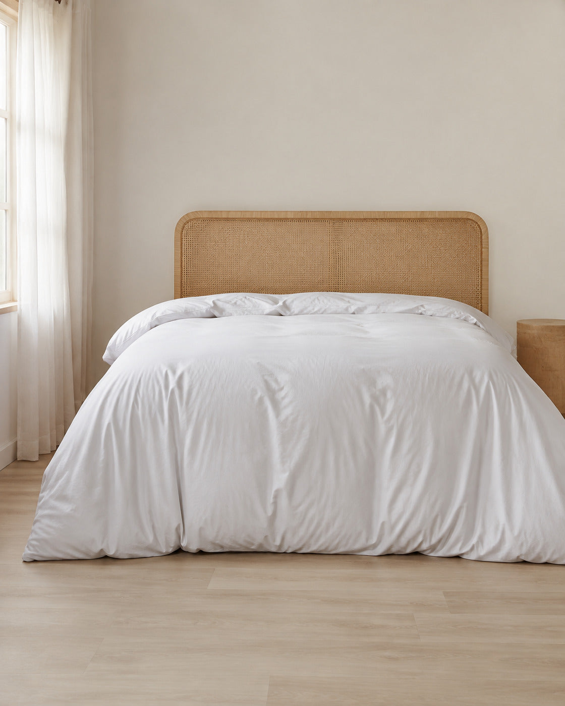 Washed Cotton Duvet Cover, styled bedroom