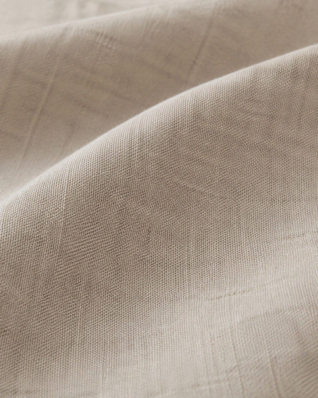 French Linen Pillowcases, macro of the washed linen weave