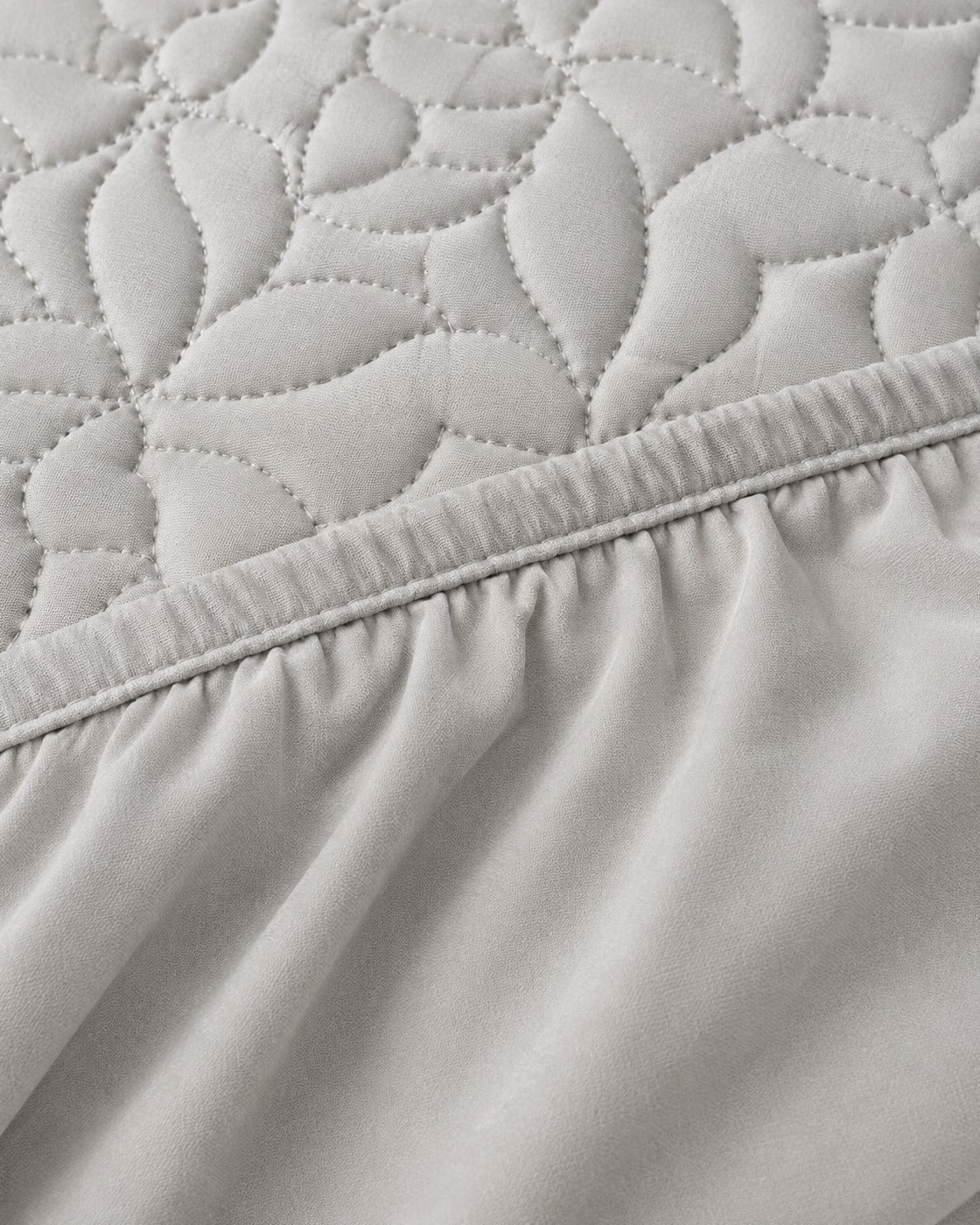 Quilted Mattress Protector — close-up on a fold