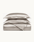 Sateen Duvet Set — folded set on a plain background