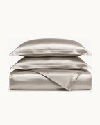 Sateen Duvet Set — folded set on a plain background