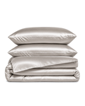 Sateen Duvet Set, folded set on a plain background