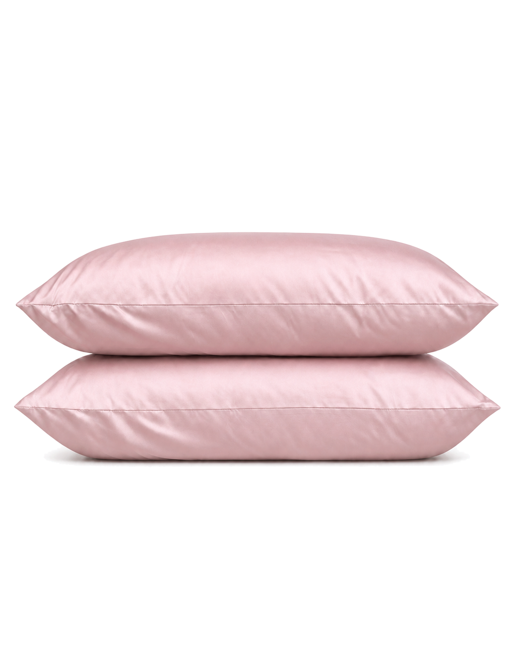 Sateen Pillowcases, Set of 2, folded on a plain background