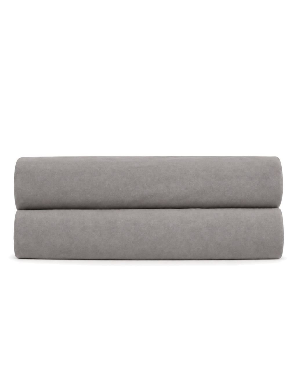 Solid Fitted Sheet, folded on a plain background