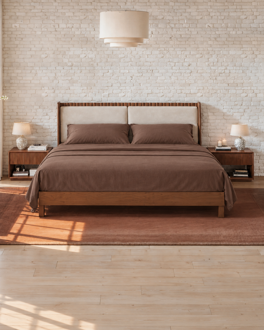 Washed Cotton Sheet Set, styled bedroom